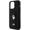 Karl Lagerfeld KLHCP13LGSACHPK iPhone 13 Pro / 13 6.1 czarny/black hardcase Gripstand Saffiano Choupette Pins